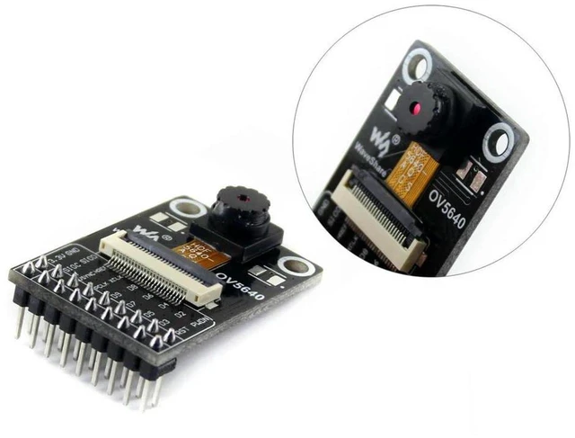 Main image of AJMRTC OV5640 Camera Board (A), 5MP 2592x1944 Resolution CMOS Camera Module, Fixed Focus Image Sensor Board for Embedded Development, Raspberry Pi & MCU Vision Projects
