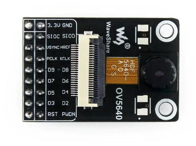 Alt view image 2 of 3 - AJMRTC OV5640 Camera Board (A), 5MP 2592x1944 Resolution CMOS Camera Module, Fixed Focus Image Sensor Board for Embedded Development, Raspberry Pi & MCU Vision Projects