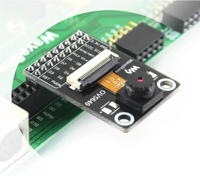 Alt view image 3 of 3 - AJMRTC OV5640 Camera Board (A), 5MP 2592x1944 Resolution CMOS Camera Module, Fixed Focus Image Sensor Board for Embedded Development, Raspberry Pi & MCU Vision Projects