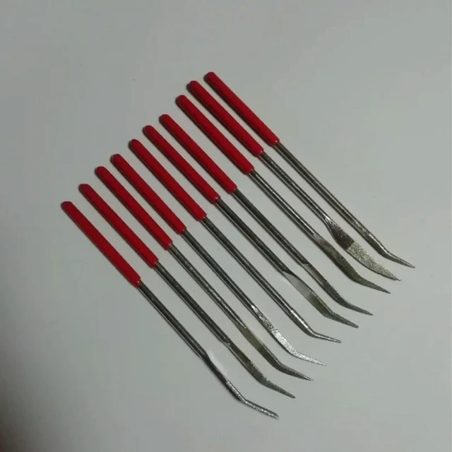 Alt view image 2 of 3 - AJMRTC Special-shaped File Set, 3 Pack 140mm Small Hand Files, Multi Shape Metal Needle File Kit for Deburring, Polishing, Shaping Wood, Metal, Jewelry, Hobby Craft and Model Making Workpiece