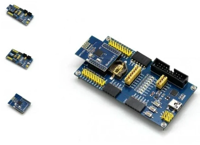 Main image of AJMRTC NRF51822 Eval Kit, Bluetooth 4.0 BLE Development Board, 2.4GHz Multiprotocol SoC Evaluation Module with ARM Cortex-M0, Onboard Debugger for IoT, Beacon & Wearable Wireless Prototyping