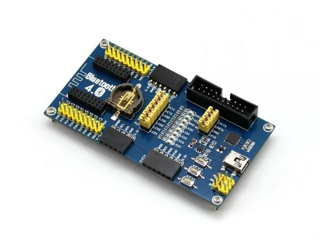 Alt view image 2 of 3 - AJMRTC NRF51822 Eval Kit, Bluetooth 4.0 BLE Development Board, 2.4GHz Multiprotocol SoC Evaluation Module with ARM Cortex-M0, Onboard Debugger for IoT, Beacon & Wearable Wireless Prototyping