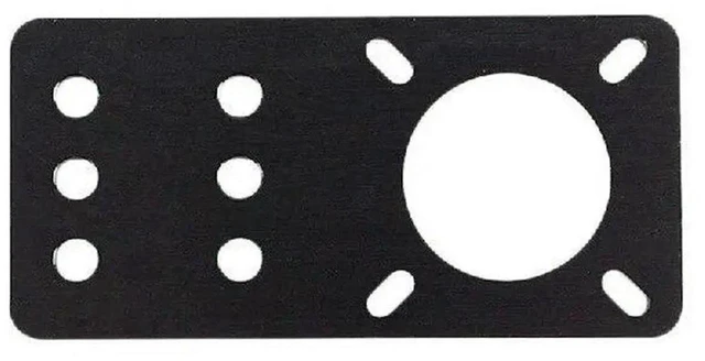 Main image of AJMRTC 17 Stepper Motor Mount Plate, Aluminum Alloy Bracket, NEMA17 Stepping Motor Fixed Holder, Support Mounting Plate for 3D Printer, CNC Engraver and Automation Equipment