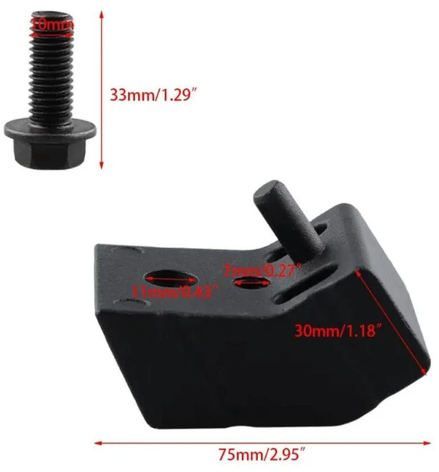 Alt view image 2 of 2 - AJMRTC 1.25 Inch Seat Jack Seat Lift Spacer Kit, Aluminum Alloy Seat Riser, Front Seat Height Adjustment Fit for Toyota 4Runner 2005-2022, Improve Driving Posture, Offroad Interior Accessories