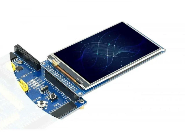 Main image of AJMRTC 4 Inch Resistive Touch LCD Screen, 480×800 Resolution, 8080 Parallel Interface TFT Display Module, 4.0" Resistive Touch Panel for Industrial Control, Embedded Systems & DIY Projects