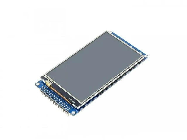 Alt view image 2 of 2 - AJMRTC 4 Inch Resistive Touch LCD Screen, 480×800 Resolution, 8080 Parallel Interface TFT Display Module, 4.0" Resistive Touch Panel for Industrial Control, Embedded Systems & DIY Projects
