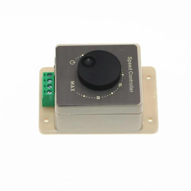 Main image of AJMRTC 12V 20A High Power PWM DC Motor Speed Governor, Pulse Width Modulation DC Motor Controller Board, Adjustable Speed Regulation with Overcurrent Overheat Protection for Brushed DC Motor, DIY Auto