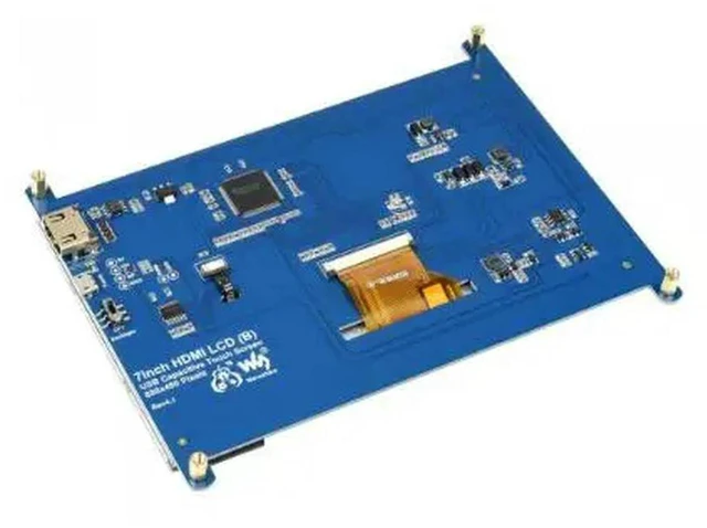 Alt view image 3 of 3 - AJMRTC 7inch HDMI LCD (B) Capacitive Touch Screen, 800×480 IPS HDMI Display, Low Power Consumption, USB Touch Panel for Raspberry Pi, Mini PC, Embedded HMI & DIY Maker Projects