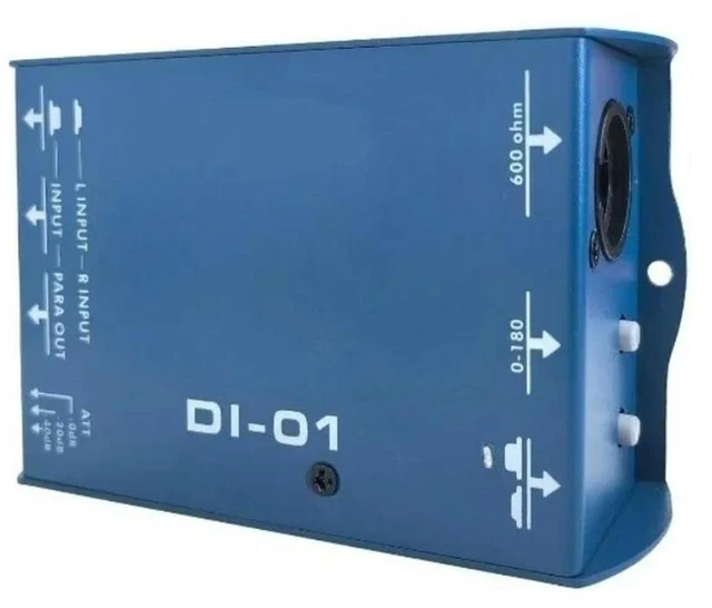 Alt view image 2 of 3 - AJMRTC Passive Audio Isolator DI Box, DI Effects Unit for Electronic Music, Ground Loop Noise Eliminator, Balanced Audio Isolation Transformer for Stage & Studio Live Performance