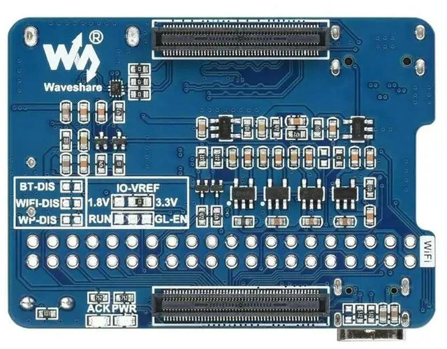 Alt view image 3 of 3 - AJMRTC CM4-NANO-C Nano Base Board (C) for Raspberry Pi Compute Module 4 (CM4 Not Included), Same Size as CM4, Onboard 8MP IMX219 Camera with 160° FOV, Mini Carrier Board for Edge Vision & Embedded IoT