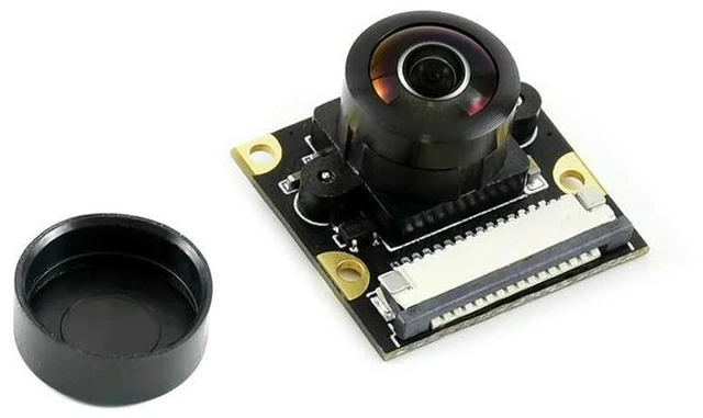Alt view image 3 of 3 - AJMRTC IMX219-200 8MP Camera Module, 200° Ultra Wide FOV Fisheye Lens, Sony IMX219 Sensor, CSI Interface, Compatible with Jetson Nano & Raspberry Pi Compute Module 3/3+ for AI Vision Projects