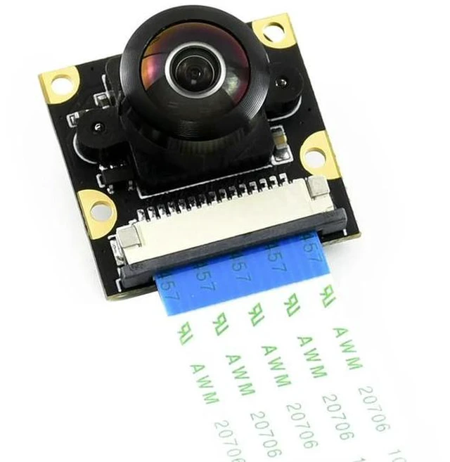 Alt view image 2 of 3 - AJMRTC IMX219-200 8MP Camera Module, 200° Ultra Wide FOV Fisheye Lens, Sony IMX219 Sensor, CSI Interface, Compatible with Jetson Nano & Raspberry Pi Compute Module 3/3+ for AI Vision Projects