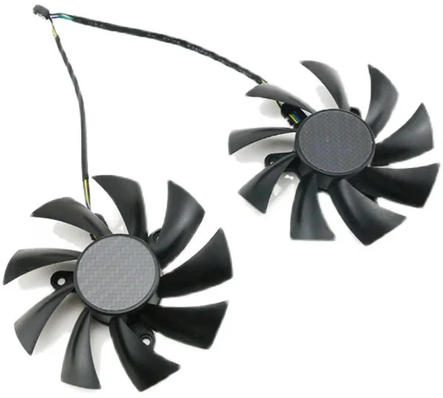 Alt view image 2 of 3 - AJMRTC Graphics Card Cooling Fan Replacement, Compatible with GTX 1650 / 1660 / 1660 Ti XC / SC / Ultra Series GPU, 4-Pin PWM Fan, Quiet Cooling Fan for Gaming Video Card Repair