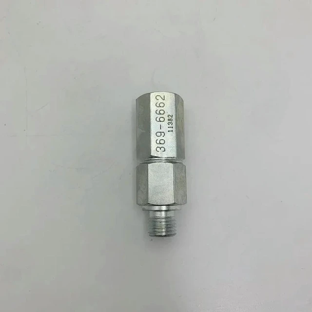 Alt view image 2 of 3 - AJMRTC 369-6662 Common Rail Pressure Relief Valve, Construction Machinery Replacement Part, Compatible with E330D, 336D, 320C Excavator, Heavy-Duty Diesel Engine Fuel Pressure Limiting Valve