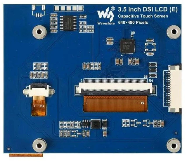Alt view image 3 of 3 - AJMRTC 3.5 Inch DSI LCD (E), Capacitive Touch IPS Display, 5-Point Touch, 640×480 Pixels, DSI Interface Touch Screen Module, Compatible with Raspberry Pi for Embedded HMI & Maker Projects