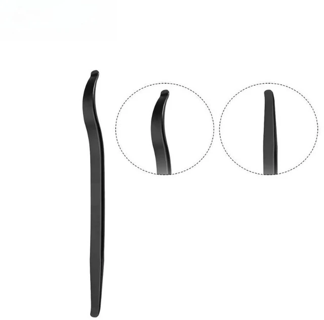 Alt view image 2 of 3 - AJMRTC 15 Inch Curved Tire Crowbar, Vehicle Tire Repair Lever Tool, Heavy-Duty Curved Pry Bar for Tire Removal, Automotive Tire Changing & Workshop Tire Maintenance Accessory
