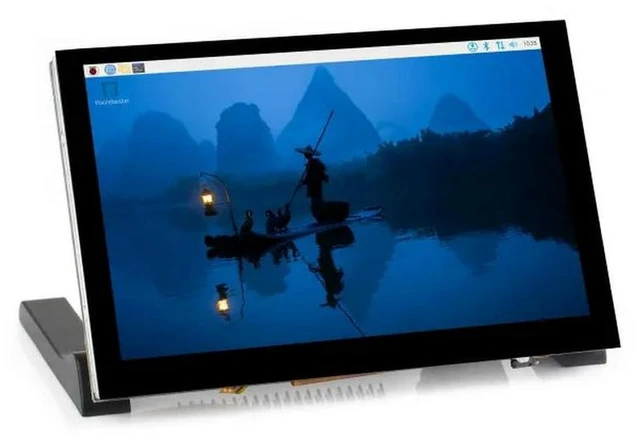 Alt view image 2 of 3 - AJMRTC 5 Inch DSI LCD (C), Capacitive Touch Display for Raspberry Pi, DSI Interface, IPS Panel, 1024×600 Pixels, Toughened Glass Panel, High Clarity Touch Screen Module for Embedded HMI & Maker DIY