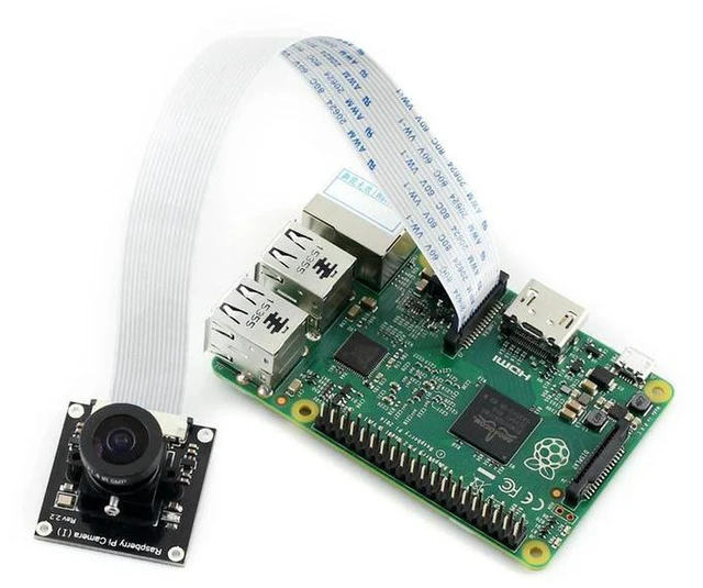 Alt view image 2 of 3 - AJMRTC RPi Camera Module with 170° Fisheye Lens, 1080P Video Recording, Wide Field of View Camera Sensor for Raspberry Pi, for Home Surveillance, Robot Vision, IoT Monitoring & Maker Projects