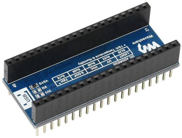 Alt view image 2 of 3 - AJMRTC Raspberry Pi Pico I2C Bus Environmental Sensor Expansion Module, Factory Direct I2C Environmental Monitoring Module for Temperature, Humidity, Air Pressure Detection, for Pico Maker & Embedded