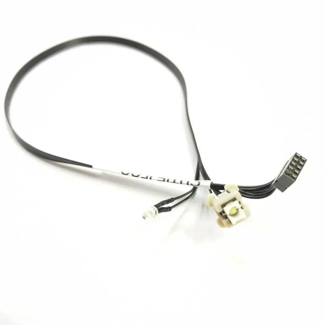 Alt view image 2 of 3 - AJMRTC Desktop PC Power Reset Switch with LED Button Cable for Lenovo Ideacentre 510A Pro 310A, 720-18APR Motherboard Host Case, Computer Chassis On/Off Replacement Cable