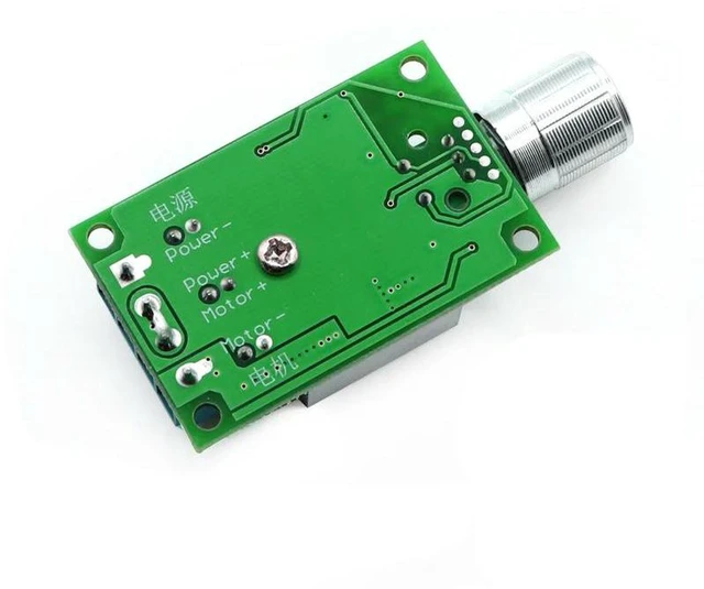 Alt view image 2 of 3 - AJMRTC 10A PWM DC Motor Speed Controller, DC 12V-30V Adjustable Speed Regulator Dimmer Control Switch, 12V 24V Motor Speed Governor for Fan, DC Motor, LED Light, Electronic DIY Power Control Projects