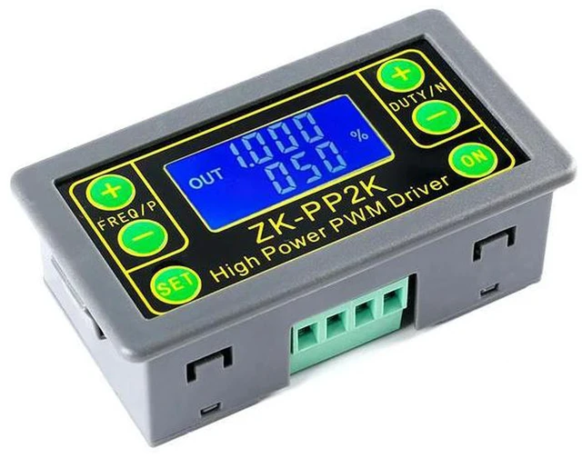 Alt view image 2 of 3 - AJMRTC ZK-PP2K PWM DC Motor Speed Controller, DC 3.3V~30V 8A 150W Adjustable Speed Regulator, LED Dimmer Module with Pulse Frequency & Duty Ratio Control for DC Motor LED Light
