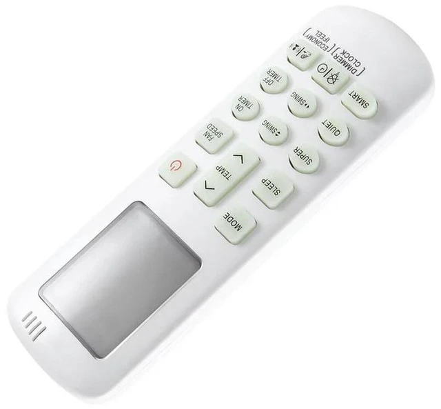 Alt view image 3 of 3 - AJMRTC DG11R2-01 Air Conditioner Remote Control, Replacement AC Remote DG11R2 01 for Hisense Air Conditioning Unit, Universal Controller with Cooling Heating Sleep Timer Function