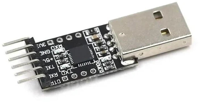 Alt view image 3 of 3 - AJMRTC CP2102 USB 2.0 to TTL UART Serial Converter Module, 6Pin CP2102 Adapter Replace FT232, 3.3V / 5V Power Output for STC Microcontroller Debugging Electronic DIY Projects
