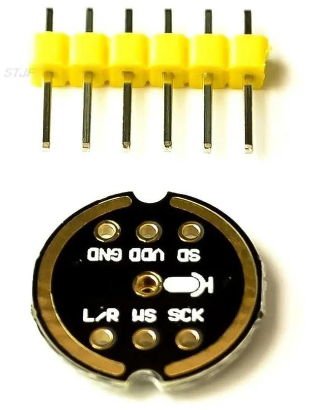 Alt view image 3 of 3 - AJMRTC MH-ET LIVE INMP441 Omnidirectional MEMS Microphone Module, I2S Digital Interface High Precision Low Power Ultra Small Audio Sensor Board, Compatible with ESP32 for Voice Recognition, IoT Embedd