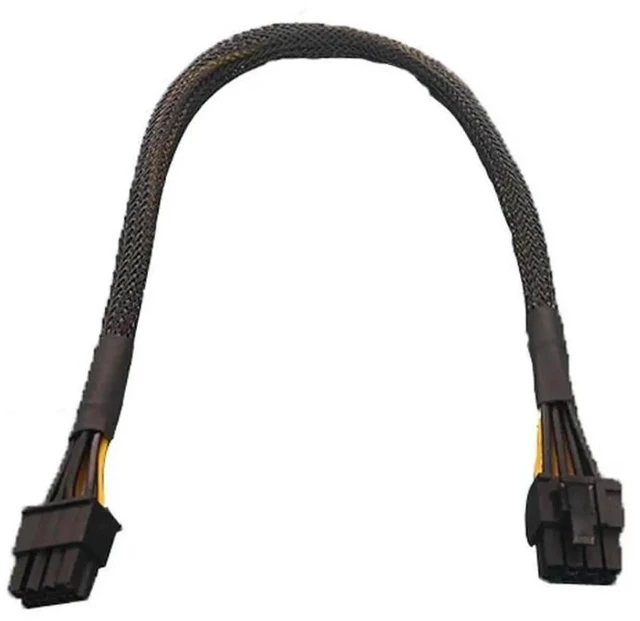 Main image of AJMRTC PCI-E GPU 8Pin Male Power Cable Cord, 18AWG Heavy Gauge Wire Graphics Card Power Adapter Cable for R720 R730 Server, NVIDIA K80 M60 M40 P40 P100 Accelerator Card Power Supply