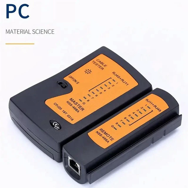 Alt view image 2 of 3 - AJMRTC RJ45 Network Cable Tester, LAN Wire Test Tool for RJ45 RJ11 RJ12 CAT5 UTP LAN Cable, Ethernet Cable Continuity Checker, Networking Repair Tool for Home and Office Network Wiring