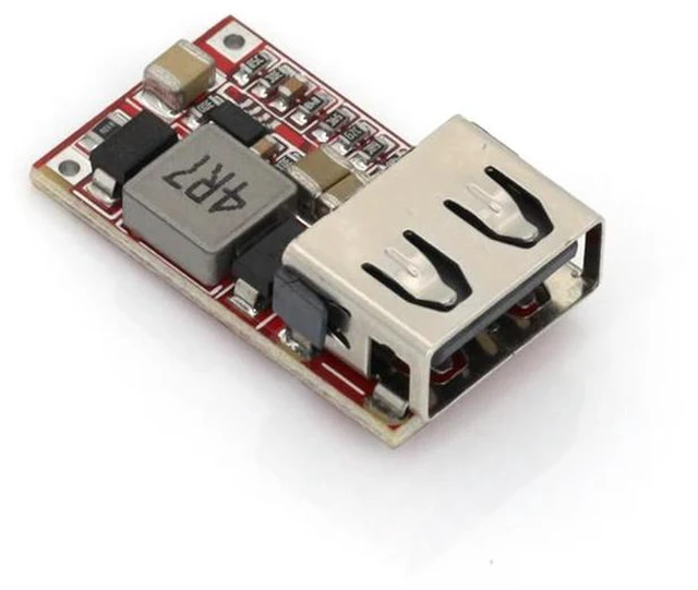 Alt view image 3 of 3 - AJMRTC DC-DC Buck Step Down Converter, 6V-20V Input 12V/20V to 5V 3A Car USB Charger Module, Fixed 5V USB Output Voltage Regulator Power Supply Board for Dash Cam, Phone Charging, Automotive DIY Proje