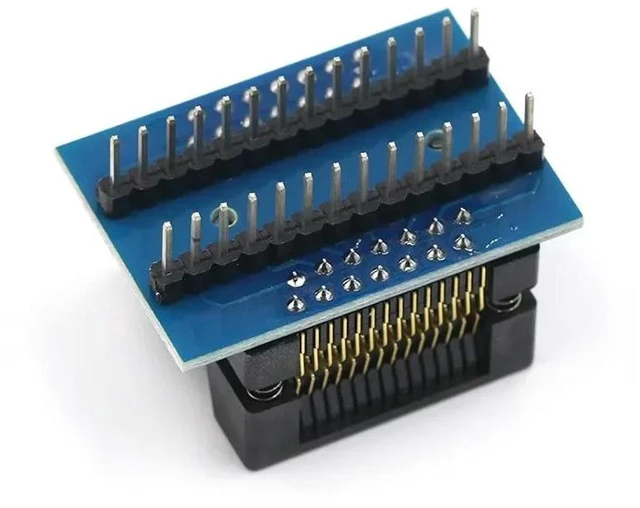 Alt view image 3 of 3 - AJMRTC SOP28 to DIP28 Adapter Socket, 300mil Wide SOIC28 to DIP28 IC Programmer Socket, SOP16 to DIP16 SOP20 to DIP20 Converter Socket for IC Burning Test, 1PCS