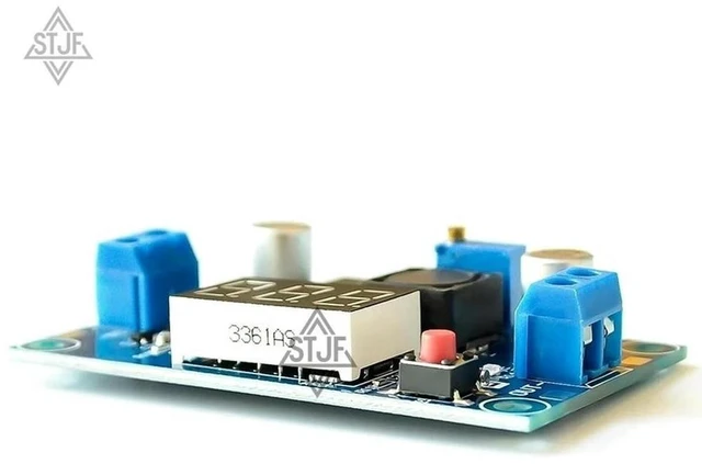 Alt view image 2 of 3 - AJMRTC LM2596 DC-DC Step Down Buck Converter, Adjustable Voltage Regulator with LED Voltmeter, DC 4.0V-40V Input to 1.3V-37V Output, Power Supply Adapter Board for DIY Electronics, 1PCS