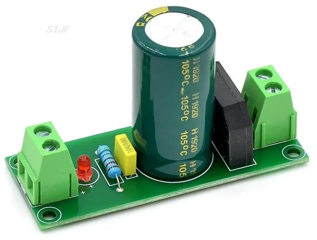Main image of AJMRTC 50V 4700uF Single Power Rectifier Filter Board, AC to DC 6A Power Supply Module, Power Amplifier Rectifier Filter Power Board for Audio Amp Circuit DIY Projects
