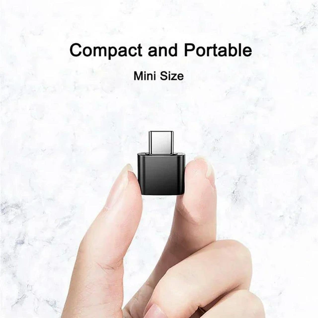 Main image of AJMRTC 4 Pack USB C to USB 3.0 OTG Adapter, USB-A Female to USB-C Male Converter, Type C OTG Connector for MacBook Pro, Samsung Galaxy, Phone, Tablet, Flash Drive, Keyboard Mouse