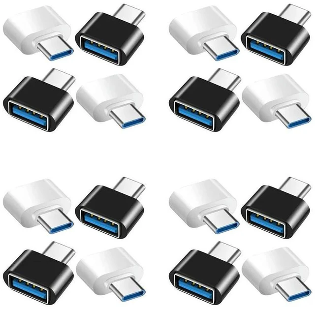 Alt view image 3 of 3 - AJMRTC 4 Pack USB C to USB 3.0 OTG Adapter, USB-A Female to USB-C Male Converter, Type C OTG Connector for MacBook Pro, Samsung Galaxy, Phone, Tablet, Flash Drive, Keyboard Mouse