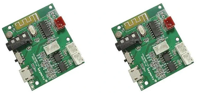 Main image of AJMRTC 2X Multifunction Bluetooth 5.2 Audio Amplifier PCBA Board, 5V 5W+5W TWS Stereo Power Amp Module with 3.5mm AUX Input for Speaker DIY Audio Project
