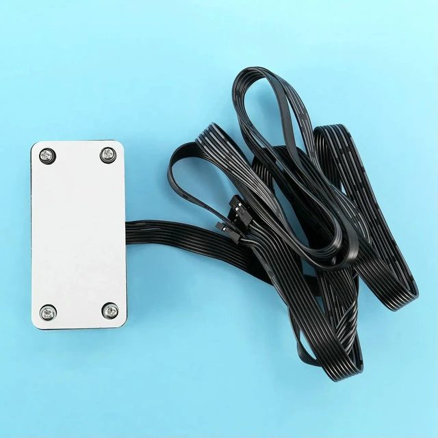 Alt view image 3 of 3 - AJMRTC Desktop PC External Power Switch, PC Case Power Button & Reset Restart Button Extension Cable, External Desktop Computer Power Supply Switch for DIY Chassis Mod