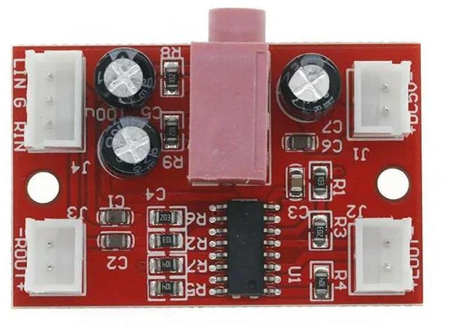 Main image of AJMRTC LM4863 HIFI Mini Stereo Amplifier Board, DC5V 3W+3W Dual Channel Audio Power Amp Module, Fever Grade Speaker Amplifier Board with Charger Power Supply Circuit