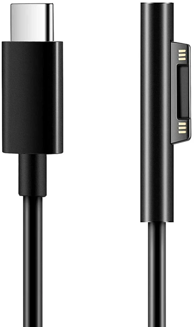 Alt view image 3 of 3 - AJMRTC 2Pack Surface Connect to USB C PD Charging Cable, 45W 15V/3A Power Cord Compatible with Microsoft Surface Pro 3/4/5/6/7, Surface Laptop 1/2/3, Surface Go, Supports USB-C PD Charger & Power Bank