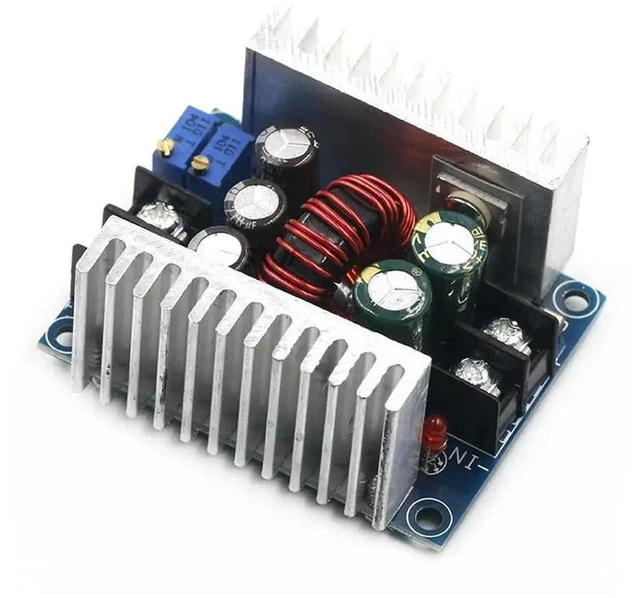 Main image of AJMRTC 300W 20A DC-DC Buck Converter Step Down Module, Constant Current LED Driver, Adjustable Step-Down Voltage Regulator Board with Electrolytic Capacitor for Battery Charging & LED Lighting