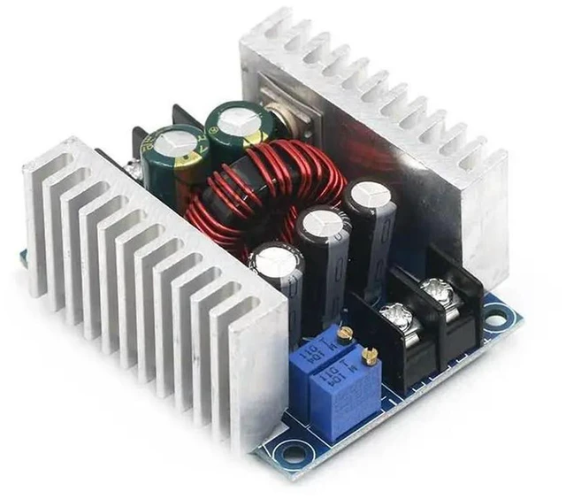 Alt view image 2 of 3 - AJMRTC 300W 20A DC-DC Buck Converter Step Down Module, Constant Current LED Driver, Adjustable Step-Down Voltage Regulator Board with Electrolytic Capacitor for Battery Charging & LED Lighting