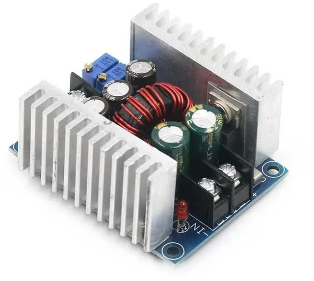 Alt view image 3 of 3 - AJMRTC 300W 20A DC-DC Buck Converter Step Down Module, Constant Current LED Driver, Adjustable Step-Down Voltage Regulator Board with Electrolytic Capacitor for Battery Charging & LED Lighting