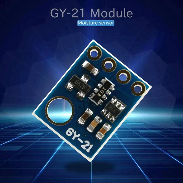 Main image of AJMRTC 5Pcs Si7021 GY-21 Digital Humidity Temperature Sensor Module, HTU21 SHT21 Low Power CMOS IC Board, Replacement for SHT11 SHT15 for Environmental Monitoring & IoT Projects