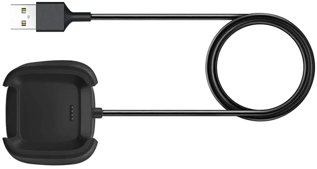 Alt view image 3 of 3 - AJMRTC 2Pack Replacement USB Charging Cable for Fitbit Versa 2, Magnetic Charger Cord Compatible with Fitbit Versa 2 Smart Watch, Portable Versa 2 Watch Charging Accessories