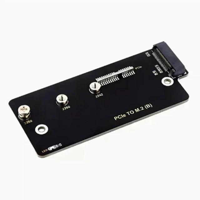 Alt view image 2 of 3 - AJMRTC PCIe to M.2 NVMe SSD HAT Expansion Board for Raspberry Pi Compute Module 4 CM4 Series Motherboard, CM4 NVMe SSD Hat Storage Extension Module