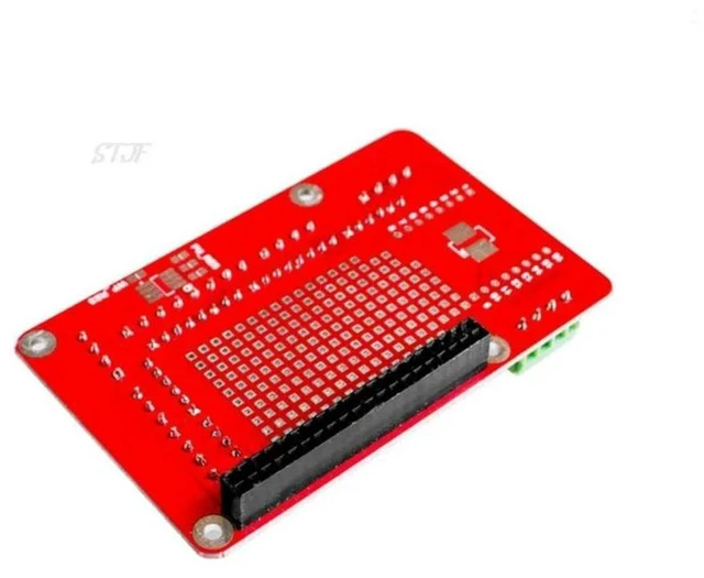 Alt view image 2 of 3 - AJMRTC Prototyping Expansion Shield Board, GPIO Prototype Breakout Module for Raspberry Pi 2 Model B & Raspberry Pi 3 Model B, DIY Solderable Proto HAT for Raspberry Pi Electronic Experiment Projects