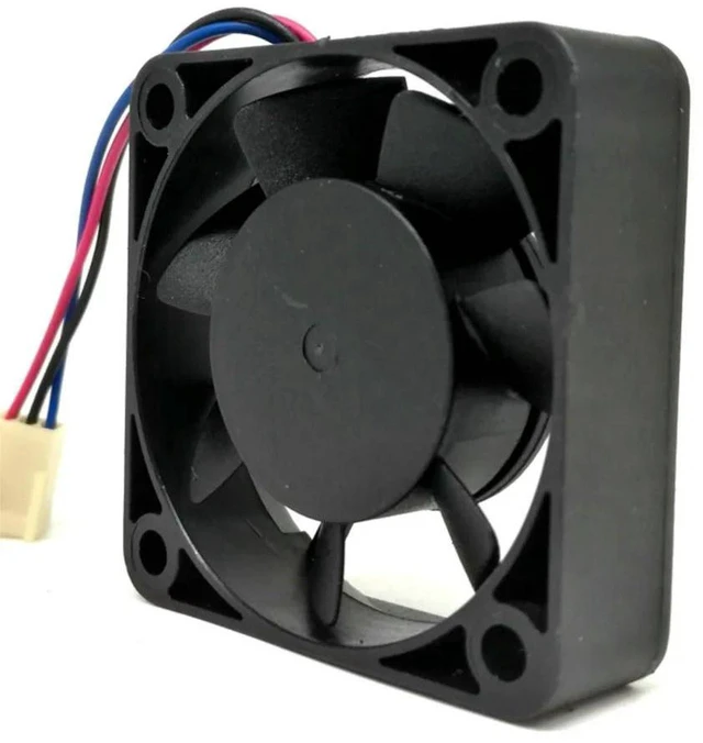 Alt view image 2 of 3 - AJMRTC 5010 Cooling Fan for ADDA AD0512HB-D76, 50mm 12V 0.10A Dual Ball Bearing Mute Fan, 50x50x10mm DC Quiet Cooling Fan for Computer Case, Power Supply, Small Electronic Equipment