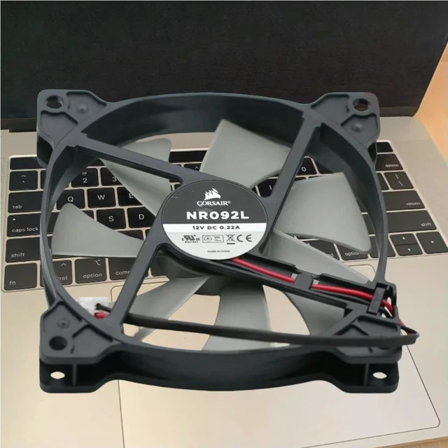 Alt view image 2 of 3 - AJMRTC NR092L 9015 Ultra Thin Cooling Fan, 92x92x15mm 90mm Fan, DC 12V 0.22A 2Pin, Large Air Volume Quiet Cooler Fan for Power Supply, Heatsink, Electronic Equipment Heat Dissipation